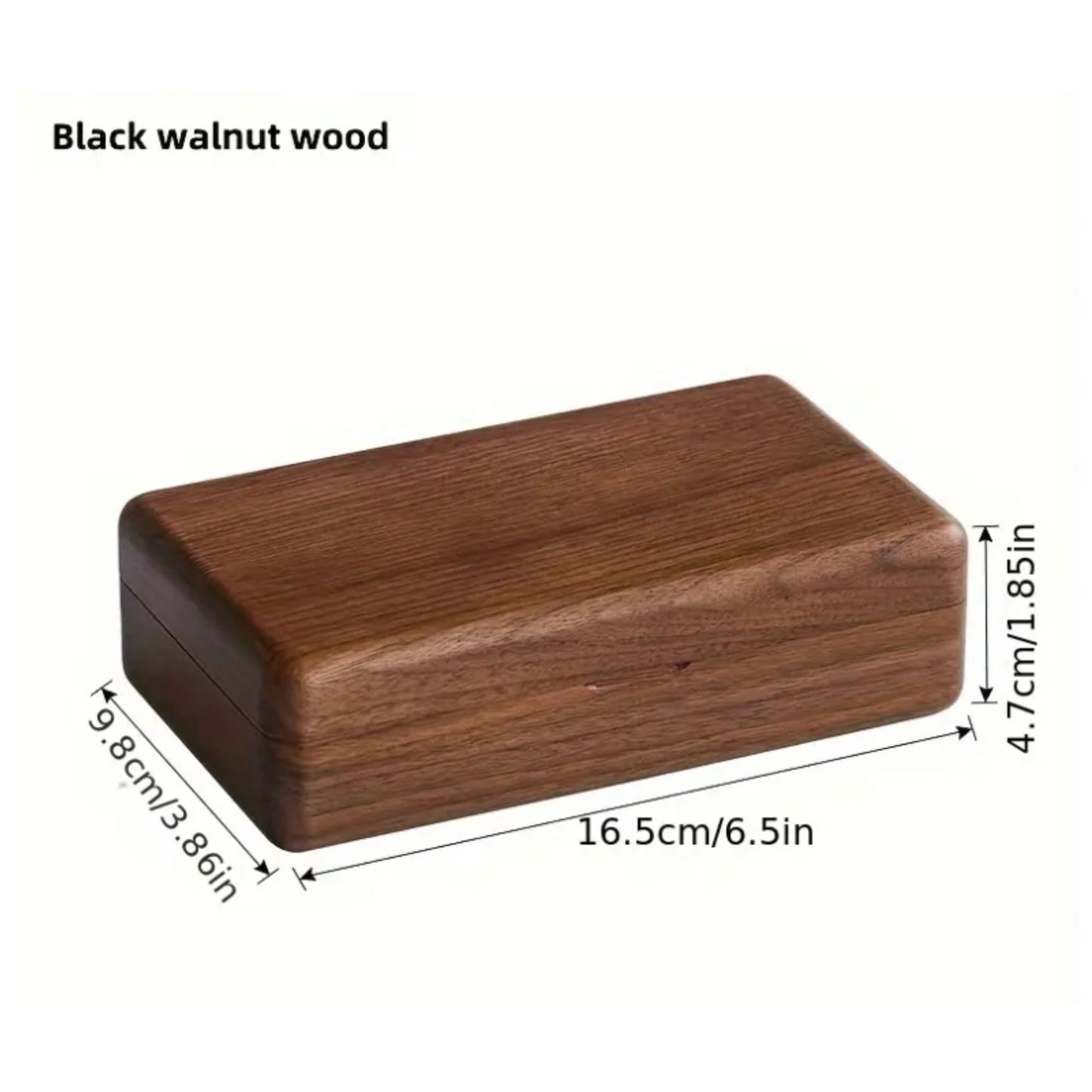 Personalized Jewelry Box for Daughter Gift Idea for Bridesmaid Gift Box with Engraving Birth Flower Design Custom Name Engraved Walnut Box