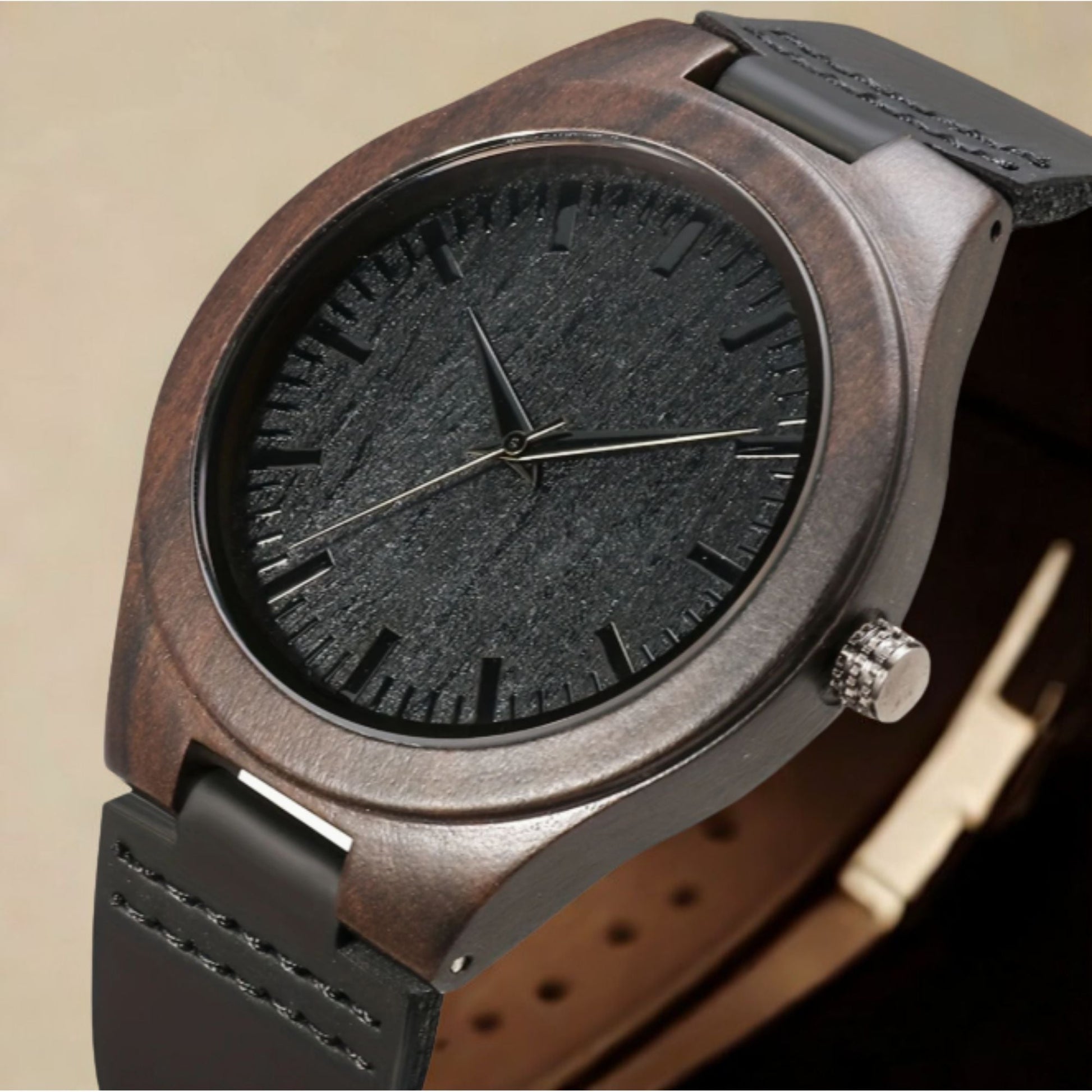 Custom Men Wood Watch Engraved Watch for Dad Personalized Husband Gift Wood Watch Box Groomsmen Gift Anniversary Gift for Him Boyfriend Gift - Giftable Moments CA