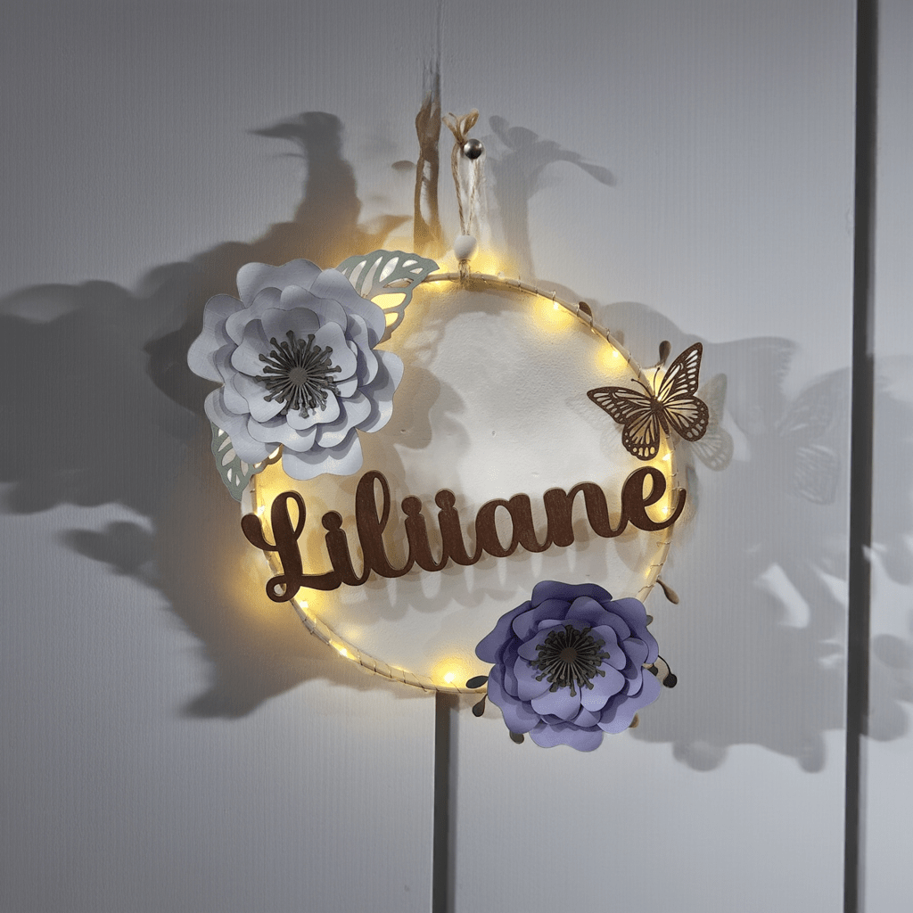 Custom Night Light Custom Baby Gift Baby Room Decor Custom Name Sign - Giftable Moments CA