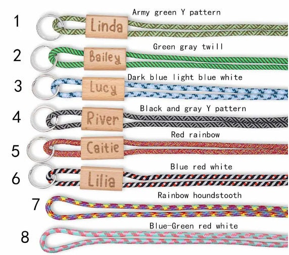 Personalized Name Lanyard Wood Keychain Bag Accessory Teacher Lanyard Gift for Staff Appreciation Back to School Supply for Teacher Gift