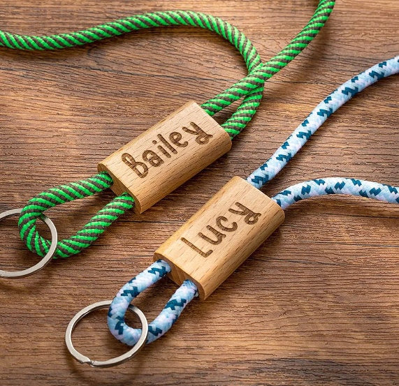 Personalized Name Lanyard Wood Keychain Bag Accessory Teacher Lanyard Gift for Staff Appreciation Back to School Supply for Teacher Gift
